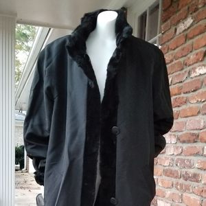Marvin Richard's reversible trench fur coat